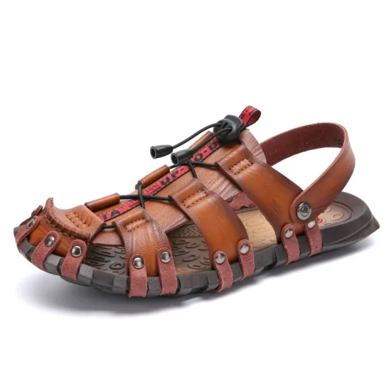 Men's Summer Outdoor Beach Casual Flat Sandals - Comfortable Sandals for Men and Boys