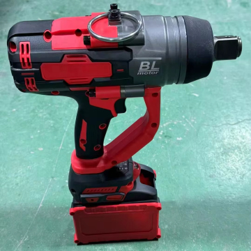 Professional 2800nm, 21V Cordless Heavy Duty Brushless Lithium Battery Impact Wrench with 3/4 Inch Nut-Max Capacity and 2400N.m Torque - Complete Kit with Batteries Included
