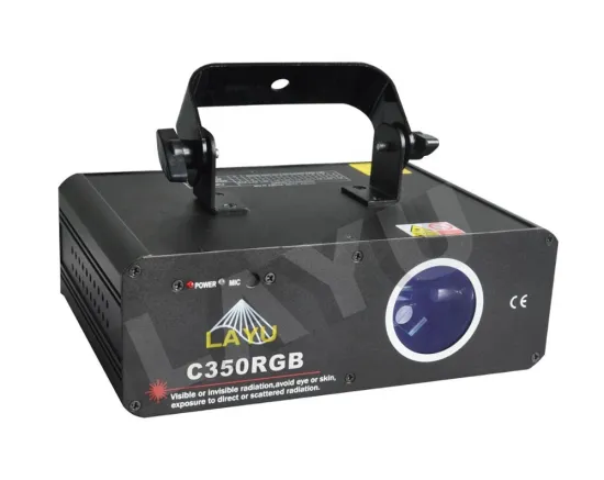  Affordable 350mW RGB Beam Laser Projector for Disco, KTV, and Night Club Lighting 