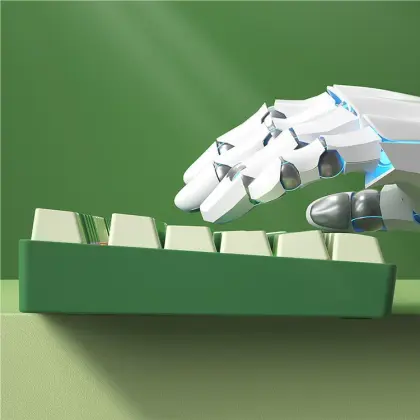 BOW Hot Sales Wired Swappable Mechanical Gaming Keyboard with Red Switch