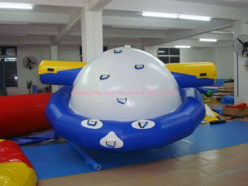 Hot Air Welded Workmanship 0.9mm Thickness Pvc Tarpaulin Inflatable Water Saturn