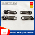 European style luggage zipper head