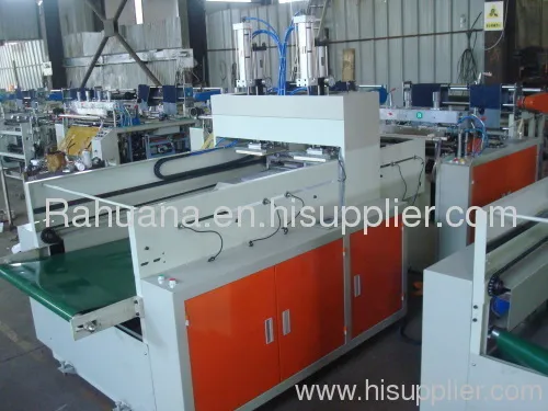 Automatic Four Lines T-shirt Bag Making Machine 