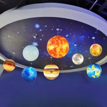 Luz colgante de Galaxy: atmósfera LED para ambiente planetario
