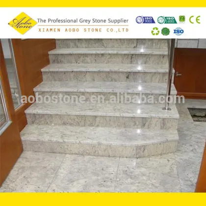 River White Granite Exterior Anti Slip Stairs