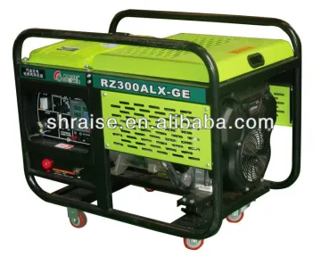 100~300A gasoline electric welder generator set