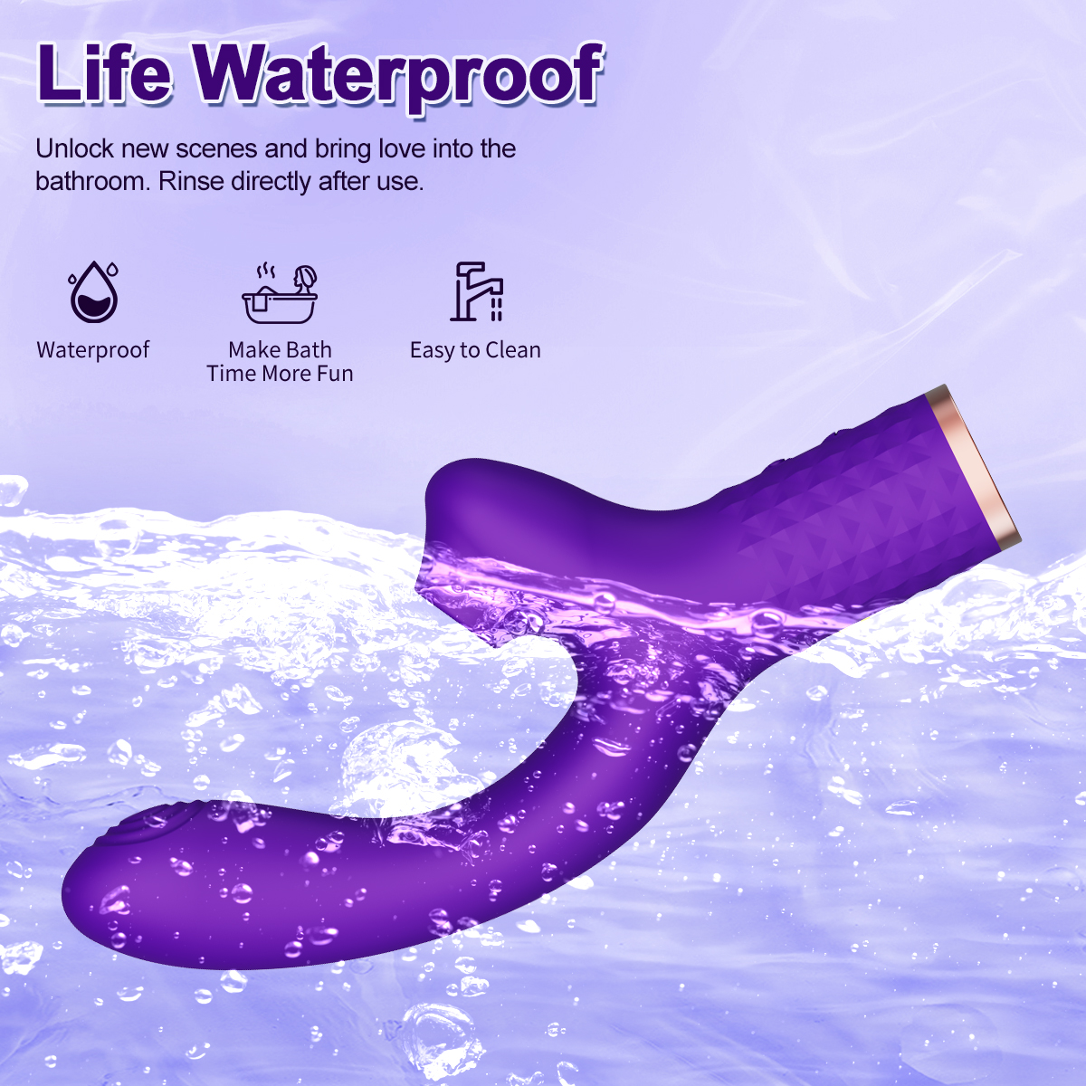 Elegant Suction Vibrator for Female Pleasure