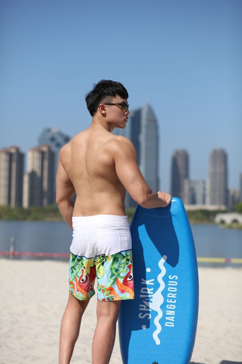 160GSM 4way Stretch Position Quick Dry Swim Shorts