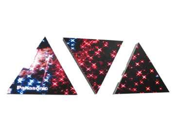 Beautiful Triangular LED Display