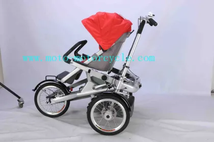 Mother Folding Baby Stroller Bike , Bicycle Baby Stroller
