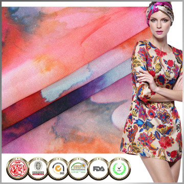 Latest style SGS Certified 75D Silk chiffon fabric textiles