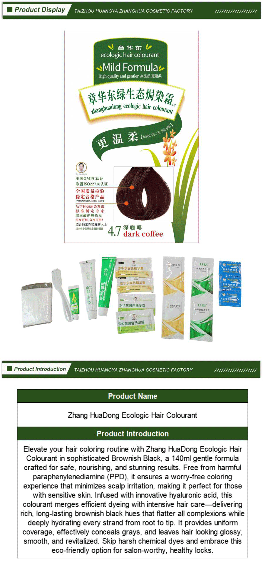 green hair coloring cream treatment