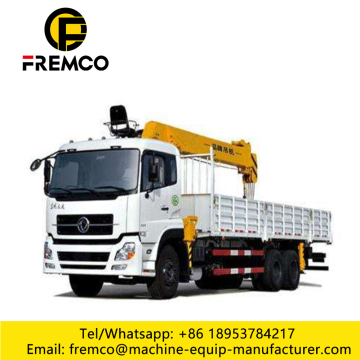 Sinotruk चेसिस ट्रक घुड़सवार क्रेन