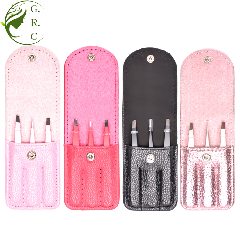 Slant Tip Tweezer Set