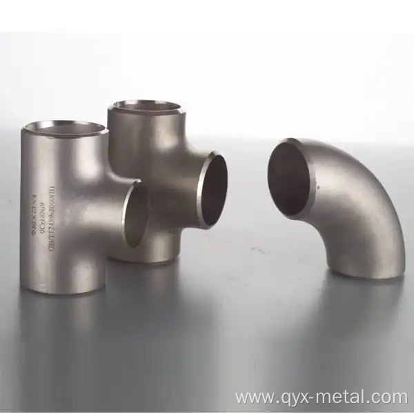 seamless titanium tee fittings