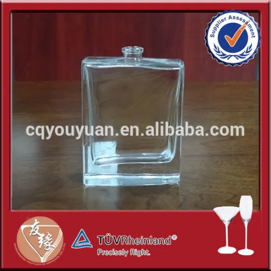 2014 french design glass perfume bottles wholesale