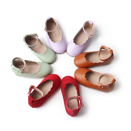 Zapatos de vestir planos de primavera para niñas y niños