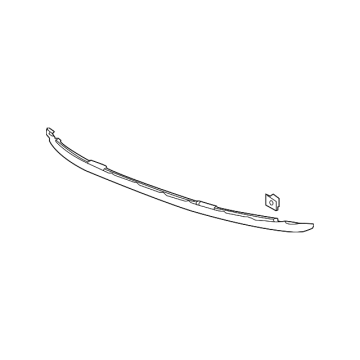 Genuine GM Front Bumper Fascia Air Deflector for GMC Sierra Accessories OEM 84225817