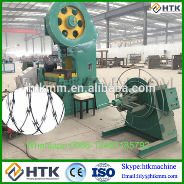 40t press razor puching machine, full line razor barbed wire making machine Big factory passed SGS ISO