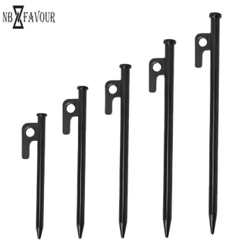 Outdoor Accessories Heavy Duty Steel Multi-Color Tent Stakes Pegs Camping Nails