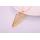 Raw Natural Gem Stone Gilding Arrowhead Pendant Necklace Rose Quartz Amethyst