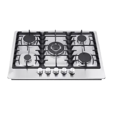 Stainless Steel Built-in Gas Cookers with 5 Burners: Wholesale Industry Prices for Hob and Hood