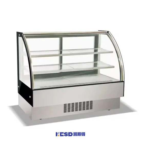 Commercial Big Cake Chiller Single-Temperature Vertical Refrigerator with Glass Door Showcase
