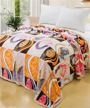 Tessuti domestici ipoallergenic poliestere stampare flanella coperta