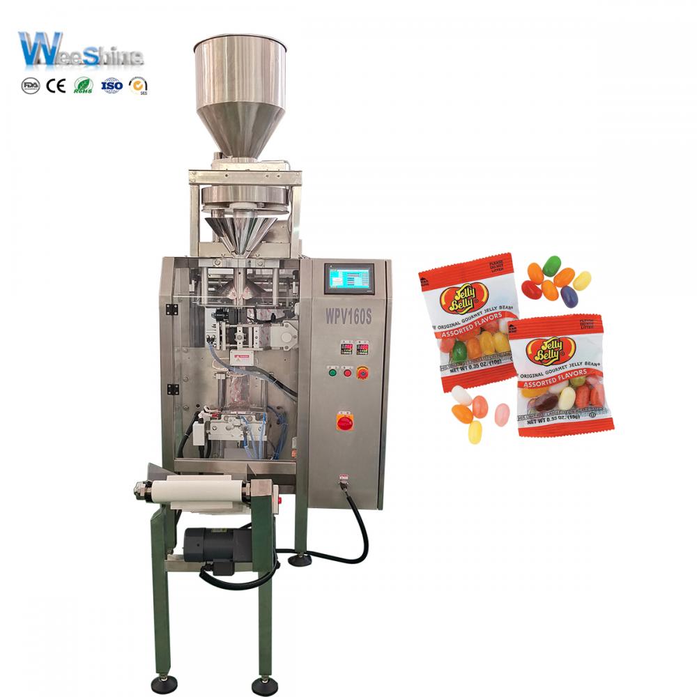 Automatique Volumétric Cup Feeder Coffee Bean Sucre Sucy Candy Seed Sachet Emballage Machine