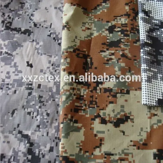 T65/C35 Polyester cotton military uniforms digital camouflage twill fabric