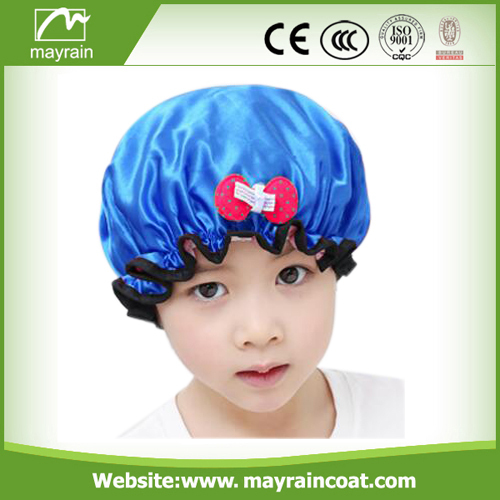 Cute PEVA Shower Cap for Kids