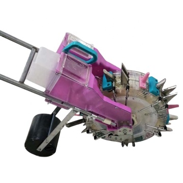 Hand Push Grain Soybean Seeder with Fertilizer Box