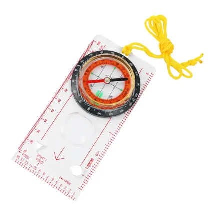 Wholesale Cheap Multifunctional Map Ruler Compasses Metal Compass Ruler