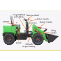 Electric front loader for tunnel use