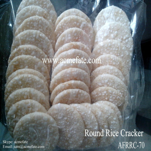 korean white round rice cracker