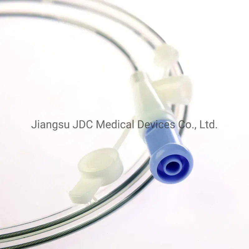 PVC/TPU Radiopaque Nasojejunal Feeding Tube with Tungsten Tip and Stylet