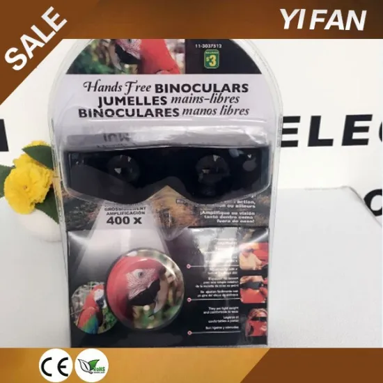 Zoomies hands free binoculars plastic adjustable magnifying glasses toy binoculars