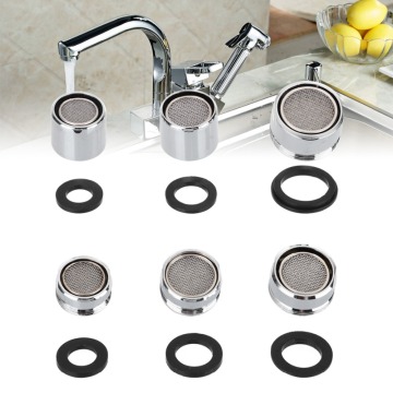 Bathroom Water Purifier Filter Nozzle Water Filter Adapter Water Saving Tap Aerator Diffuser Faucet Filter Nozzle with Washer