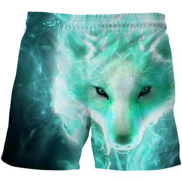 Wolf Streetwear Shorts Boys Shorts Kids cool Shorts 3D printing Children Summer Shorts Casual Pants Comfortable