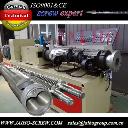 Twin Conical Screw and Barrel for JWELL PVC pipe Profile extruder