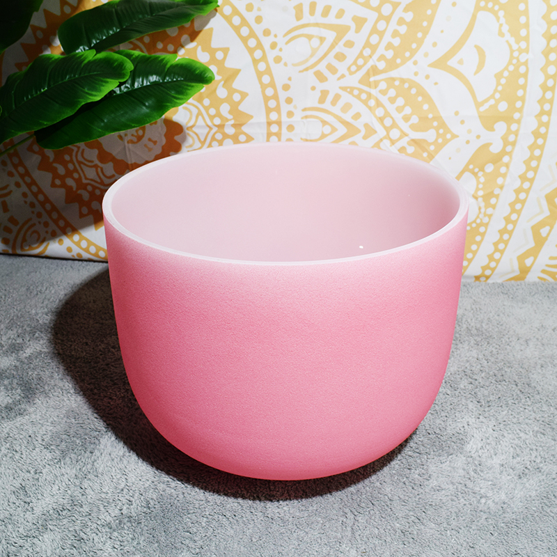 Candy Colored Quartz Crystal Singing Bowl