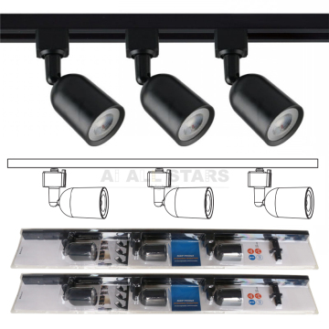 5W/7W/9W Factory Custom LED Track Light 360 Degree Rotatable Plastic Material