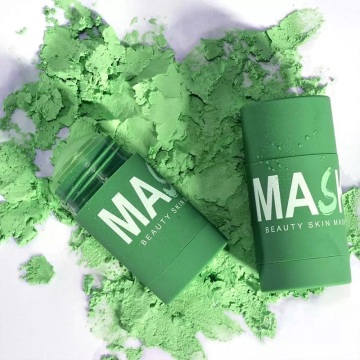 Etichetta privata all'ingrosso Match Green Matcha Mud Stick Acne Remover Maschera per la viso purificante profonda