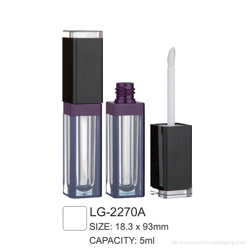5ml plastischer kosmetischer Quadratlipglossbehälter