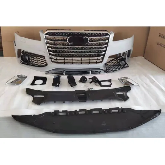 RS8 Style Front Bumper Grill Set Facelift Kit for Audi A8 D4 (2011-2018)