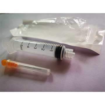 3-part disposal Syringe with luer lock