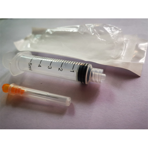 3-part disposal Syringe with luer lock