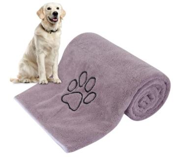 SEQ Super Absorbent Soft Quick Dry Microfiber Pet Bath Grooming Towel