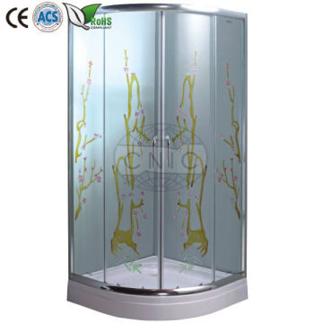 Standard size complete simply shower room