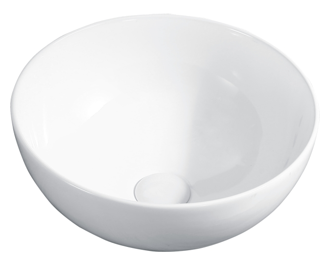 Round Above Counter Vanity Top Ceramic Basin